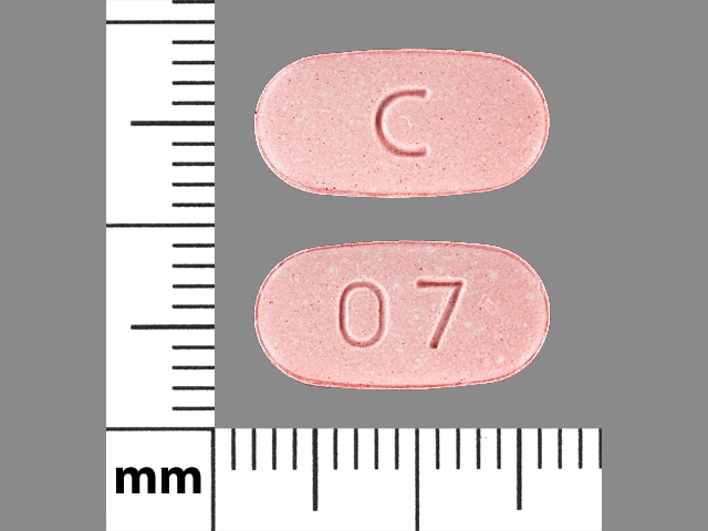 Image 1 - Imprint C 07 - fluconazole 200 mg