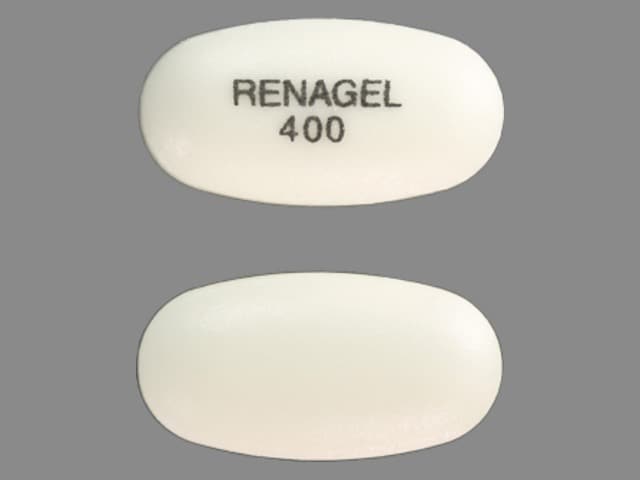 Image 1 - Imprint RENAGEL 400 - Renagel 400 mg