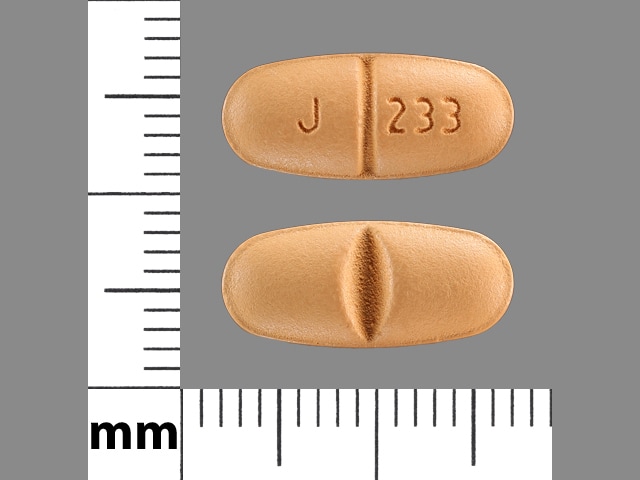 Image 1 - Imprint J 233 - oxcarbazepine 300 mg