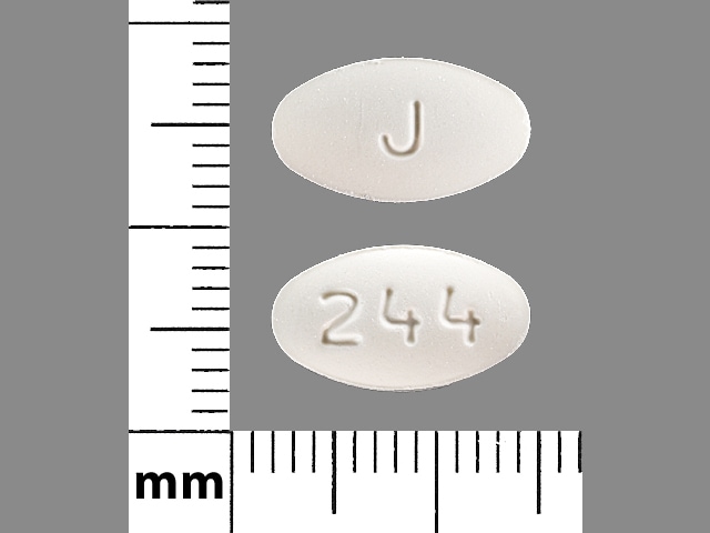 Image 1 - Imprint J 244 - alendronate 70 mg