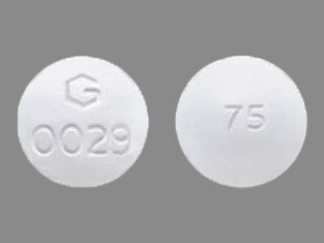 Imprint G 0029 75 - diclofenac/misoprostol 75 mg / 200 mcg