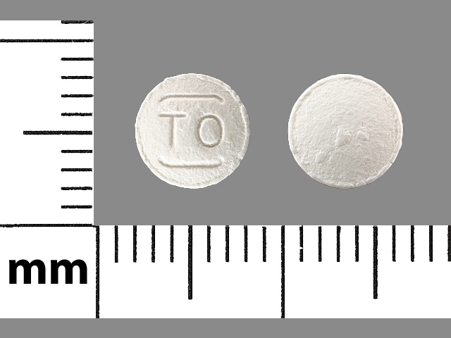 Imprint TO - tolterodine 1 mg