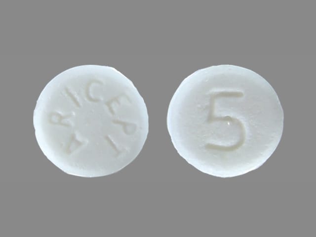 Image 1 - Imprint ARICEPT 5 - donepezil 5 mg