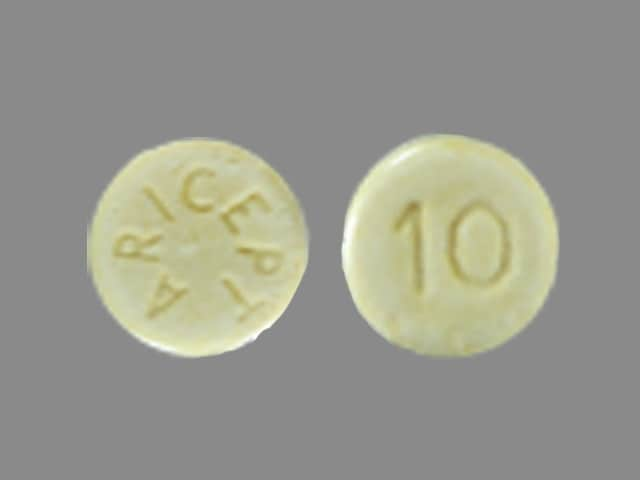 Image 1 - Imprint ARICEPT 10 - donepezil 10 mg