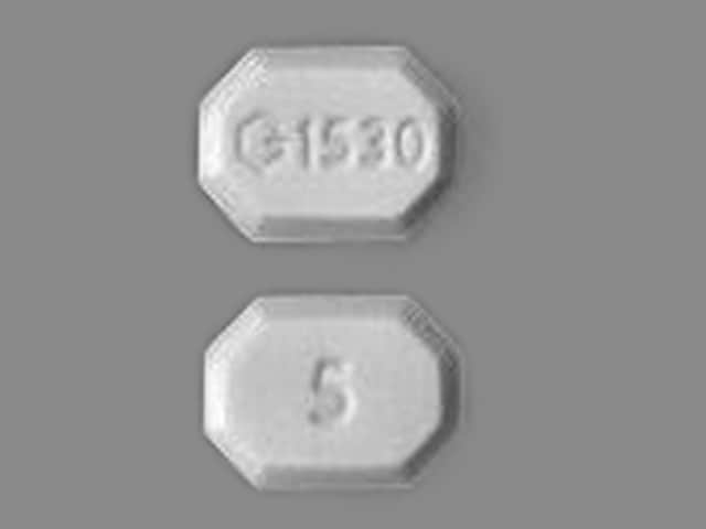 Image 1 - Imprint G1530 5 - amlodipine 5 mg
