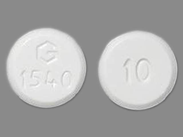 Image 1 - Imprint G 1540 10 - amlodipine 10 mg