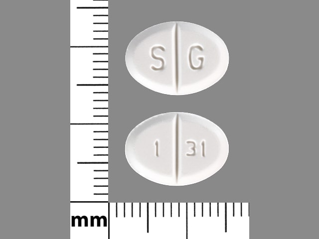 Image 1 - Imprint S G 1 31 - pramipexole 1.5 mg