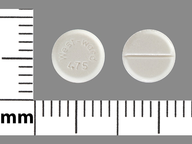Image 1 - Imprint West-Ward 475 - prednisone 5 mg