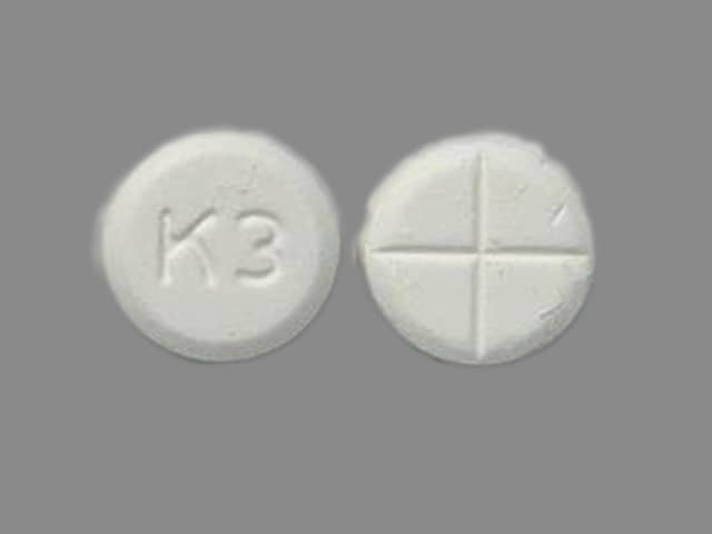 Pill Finder: K 3 White Round - Medicine.com