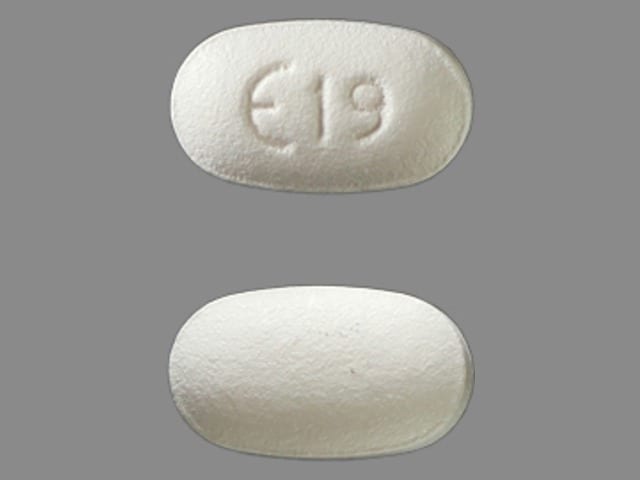 Image 1 - Imprint E 19 - citalopram 10 mg