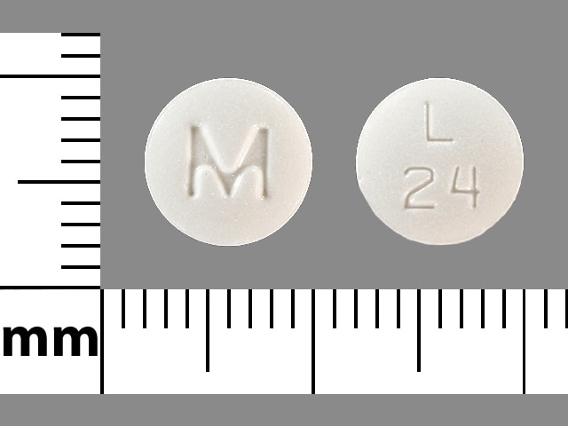 Image 1 - Imprint M L 24 - lisinopril 10 mg