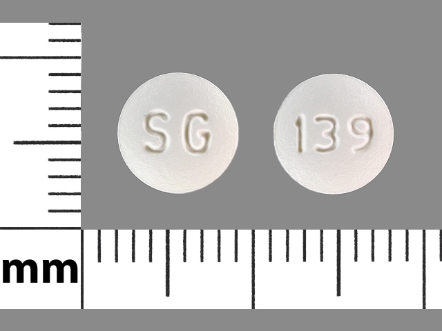 Image 1 - Imprint SG 139 - donepezil 5 mg