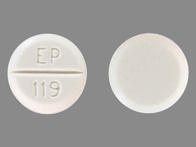 Pill Finder: EP 119 White Round - Medicine.com