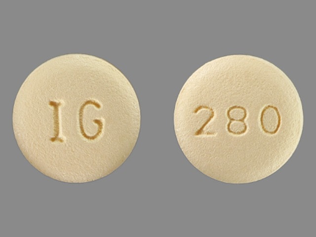 Image 1 - Imprint IG 280 - topiramate 100 mg