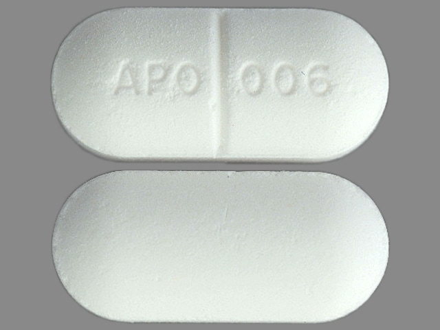 Image 1 - Imprint APO 006 - captopril 100 mg