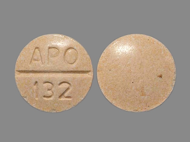 Image 1 - Imprint APO 132 - carbidopa/levodopa 50 mg / 200 mg