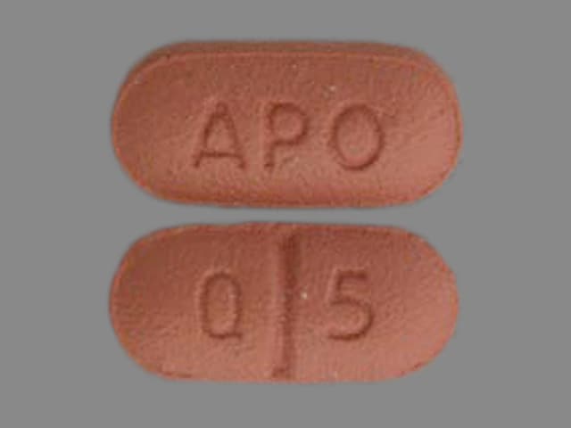 Image 1 - Imprint APO Q 5 - quinapril 5 mg