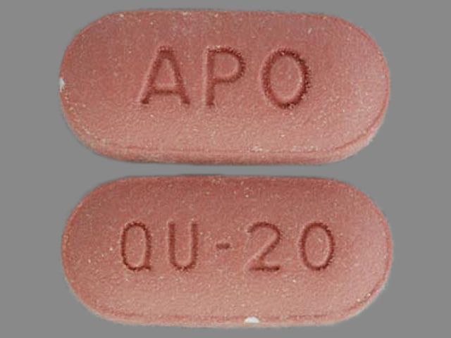 Image 1 - Imprint APO QU 20 - quinapril 20 mg