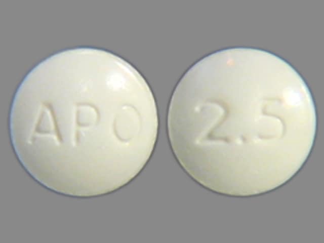 Image 1 - Imprint APO 2.5 - lisinopril 2.5 mg
