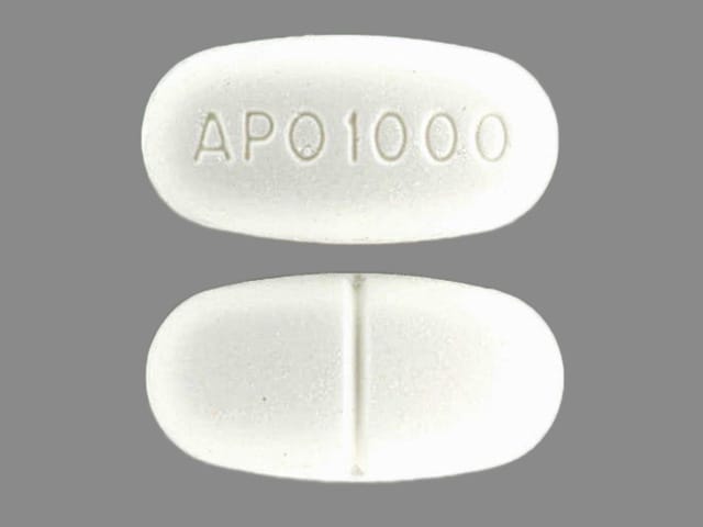 Image 1 - Imprint APO 1000 - metformin 1000 mg