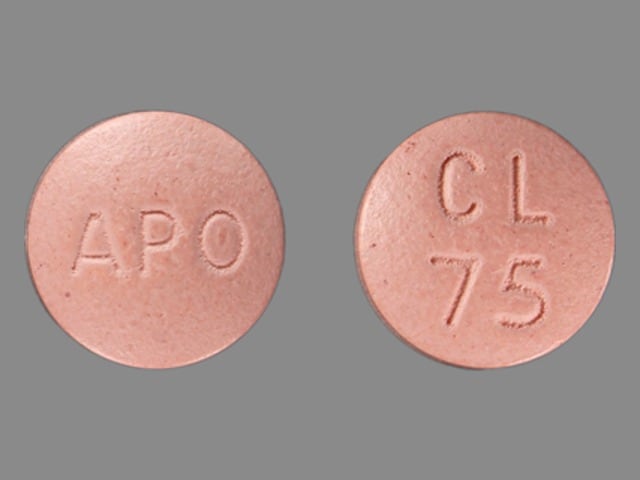 Image 1 - Imprint APO CL 75 - clopidogrel 75 mg (base)