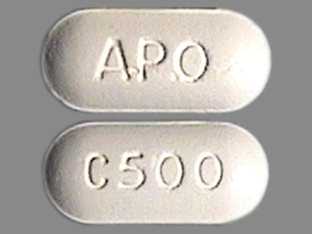 Imprint APO C500 - cefuroxime 500 mg