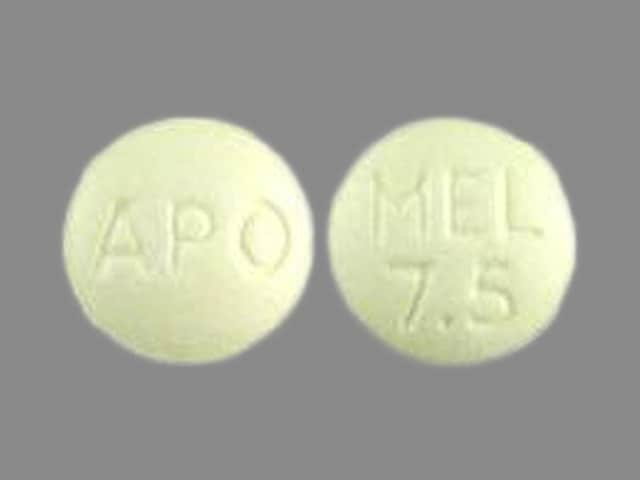 Image 1 - Imprint APO MEL 7.5 - meloxicam 7.5 mg