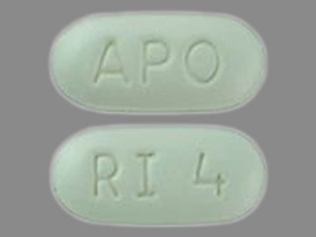 Image 1 - Imprint APO RI 4 - risperidone 4 mg