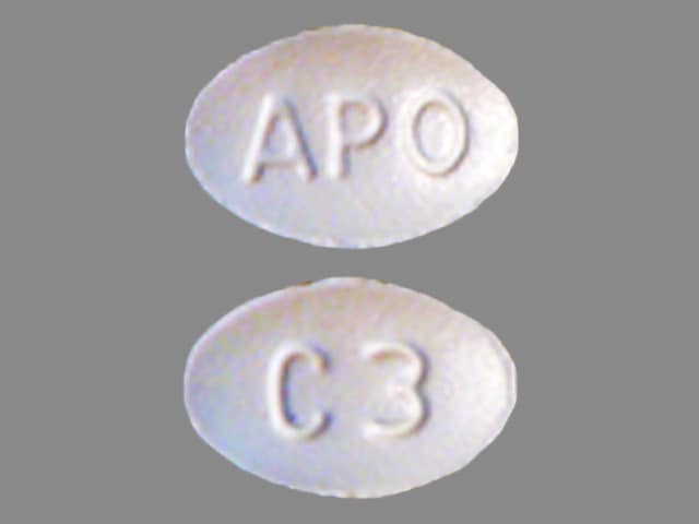 Image 1 - Imprint APO C3 - carvedilol 3.125 mg