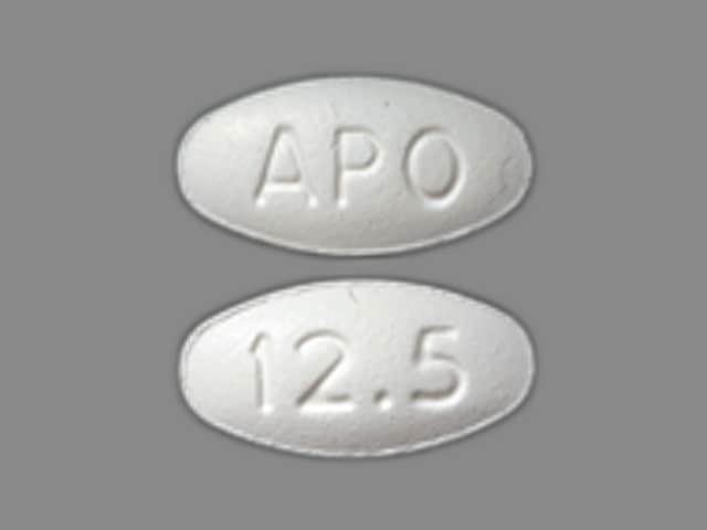 Image 1 - Imprint APO 12.5 - carvedilol 12.5 mg