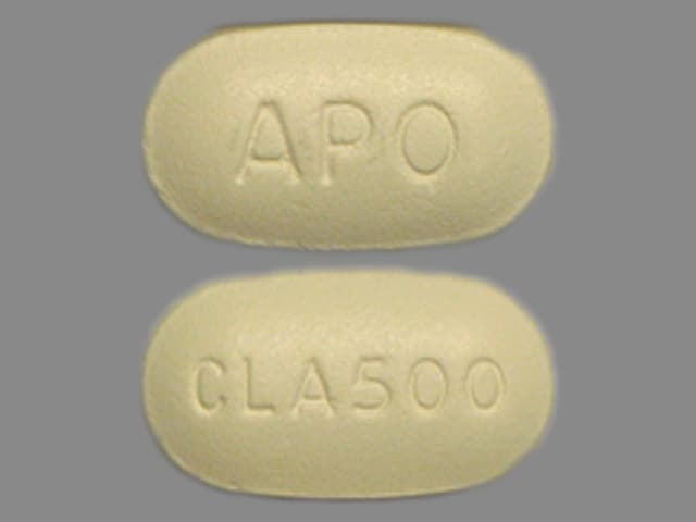 Imprint CLA500 APO - clarithromycin 500 mg