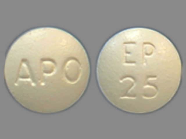 Imprint APO EP 25 - eplerenone 25 mg