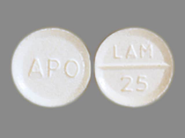 Image 1 - Imprint APO LAM 25 - lamotrigine 25 mg