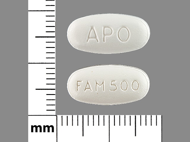 Image 1 - Imprint APO FAM500 - famciclovir 500 mg