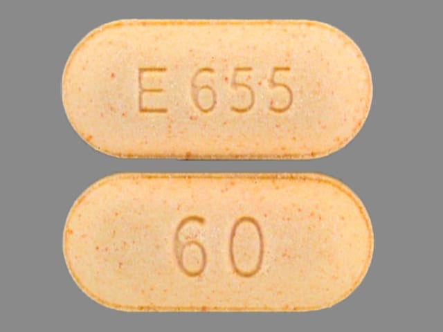 Image 1 - Imprint 60 E655 - morphine 60 mg