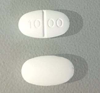 Image 1 - Imprint 10 00 - metformin 1000 mg