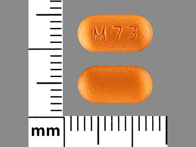 Pill Finder: M73 Orange Elliptical / Oval - Medicine.com