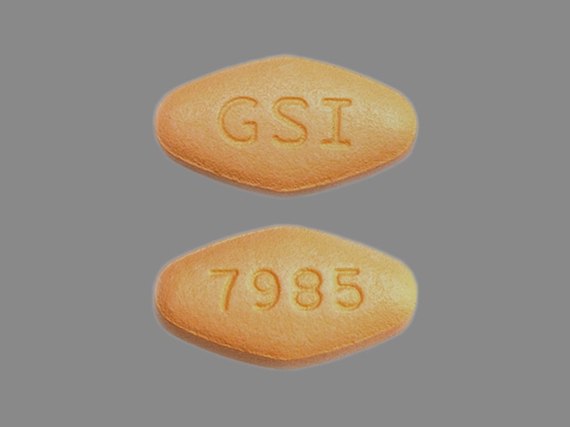 Imprint GSI 7985 - Harvoni ledipasvir 90 mg / sofosbuvir 400 mg