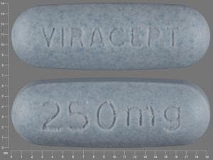 Imprint VIRACEPT 250 mg - Viracept 250 mg