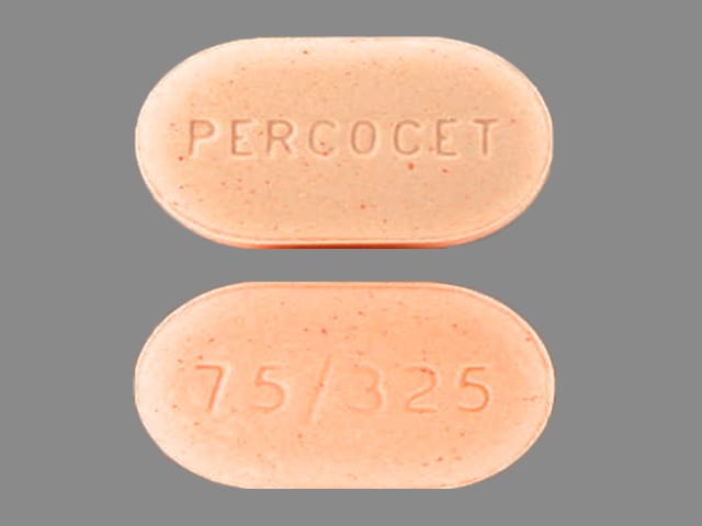 Image 1 - Imprint PERCOCET 7.5/325 - Percocet 7.5/325 325 mg / 7.5 mg