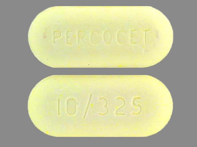 Image 1 - Imprint PERCOCET 10/325 - Percocet 10/325 325 mg / 10 mg