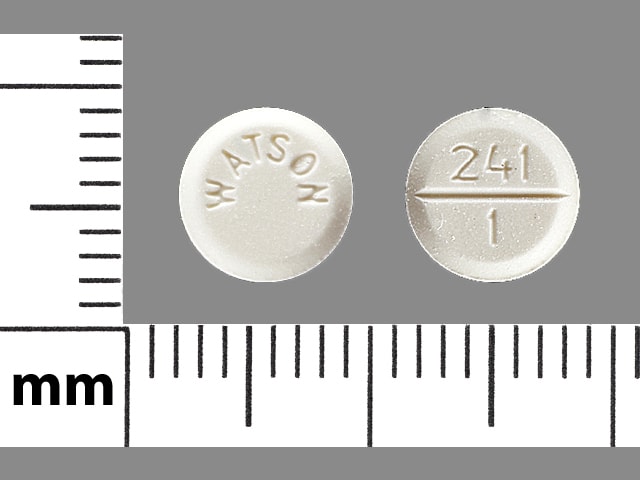 Image 1 - Imprint 241 1 WATSON - lorazepam 1 mg