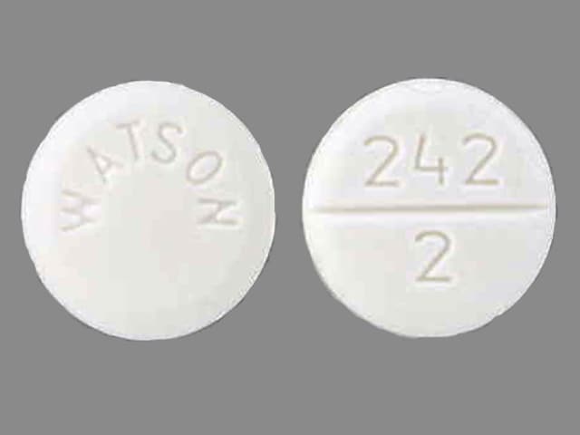 Image 1 - Imprint 242 2 WATSON - lorazepam 2 mg