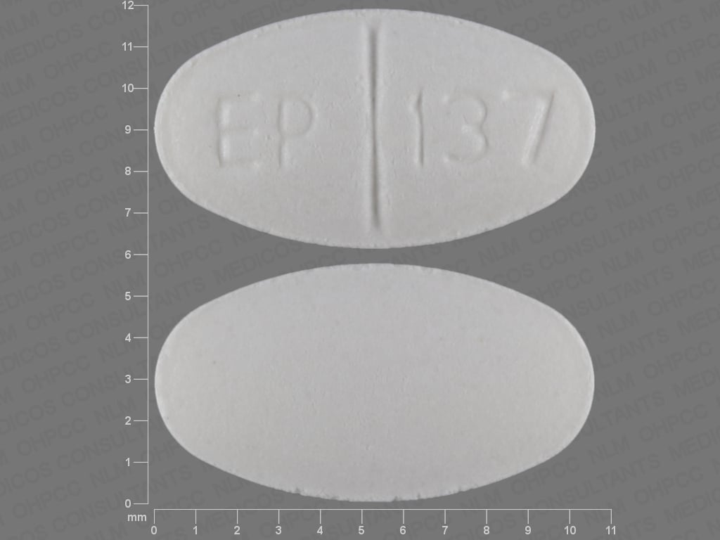 Image 1 - Imprint EP 137 - benztropine 1 mg