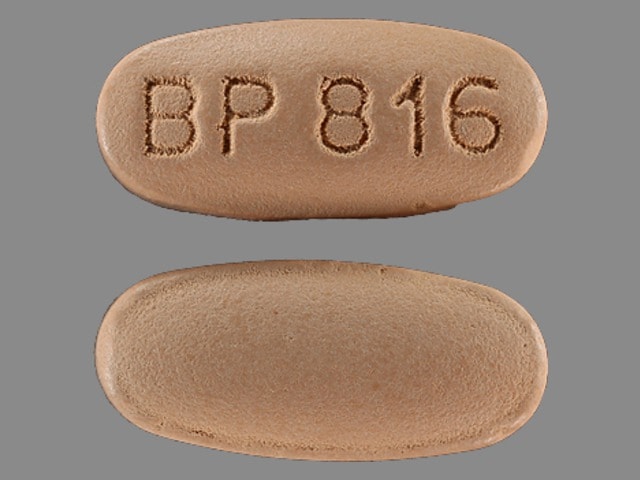 Image 1 - Imprint BP 816 - multivitamin, prenatal prenatal multivitamins with ferrous fumarate 27 mg and folic acid 1 mg