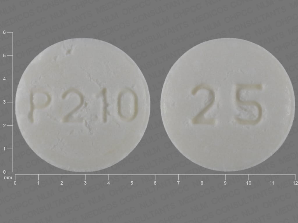 Image 1 - Imprint P210 25 - acarbose 25 mg