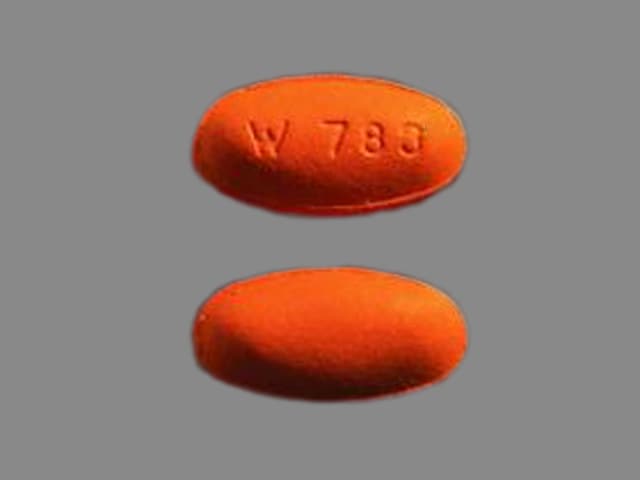 Image 1 - Imprint W 783 - carbidopa/entacapone/levodopa 18.75 mg / 200 mg / 75 mg