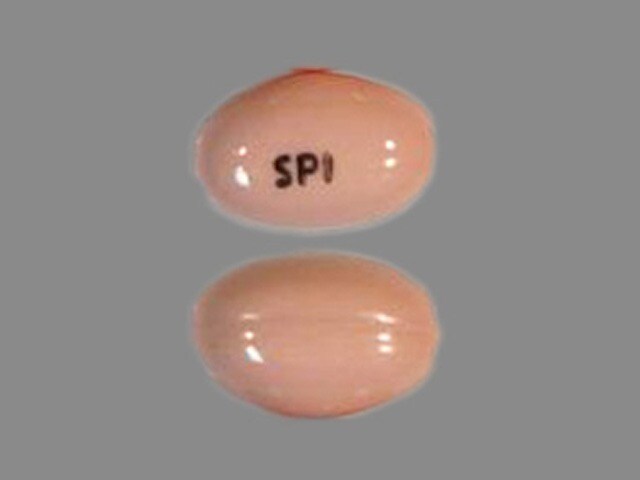 Pill Finder SPI Pink Elliptical Oval Medicine