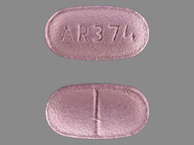 Image 1 - Imprint AR 374 - colchicine colchicine 0.6 mg