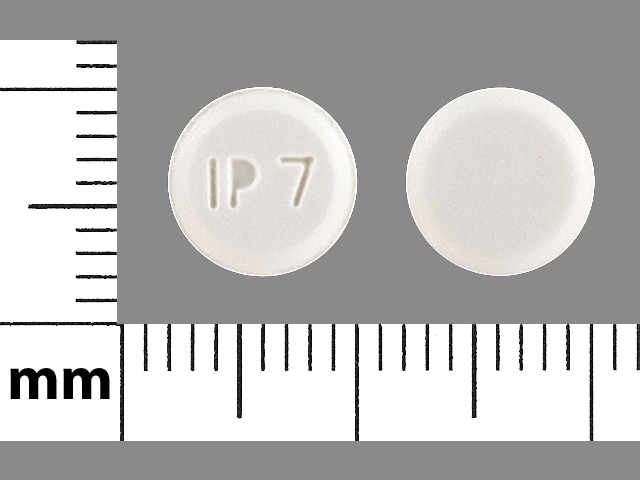 Image 1 - Imprint IP 7 - amlodipine 5 mg